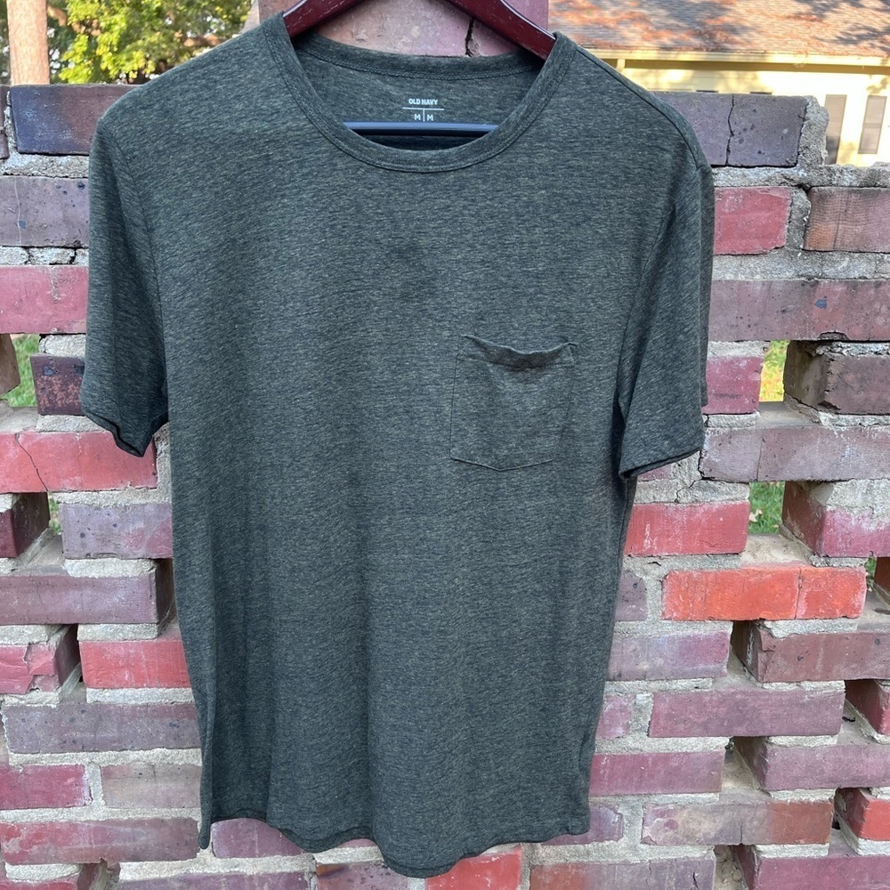 FREE with Bundle Purchase - Green Crew Neck Short Sleeve T-Shirt